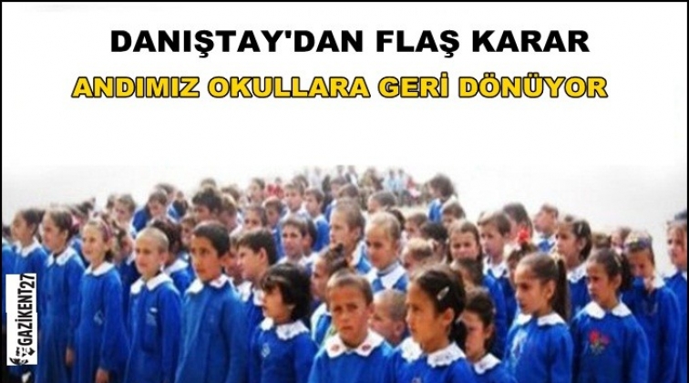 Andımız geri d&ouml;n&uuml;yor