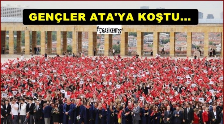 Anıtkabir'de muhteşem g&ouml;r&uuml;nt&uuml;