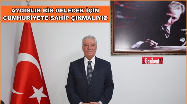 Anka&rsquo;dan Cumhuriyet Bayramı mesajı