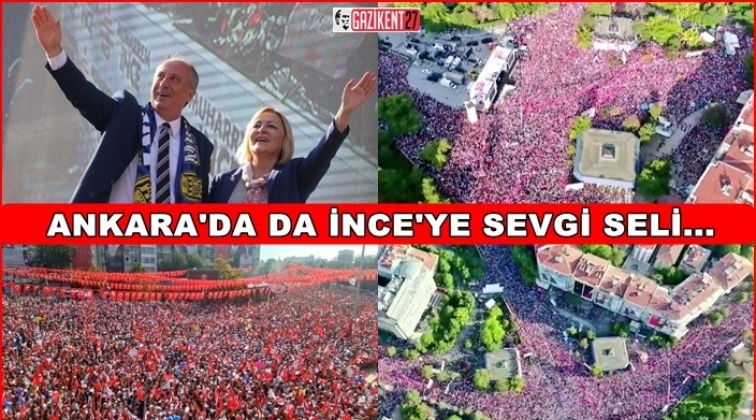 Ankara Tandoğan’da insan seli...