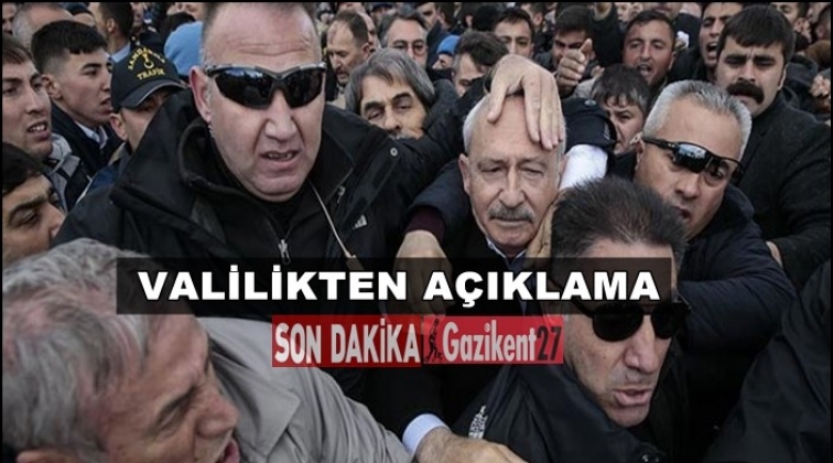 Ankara Valiliği’nden saldırı açıklaması