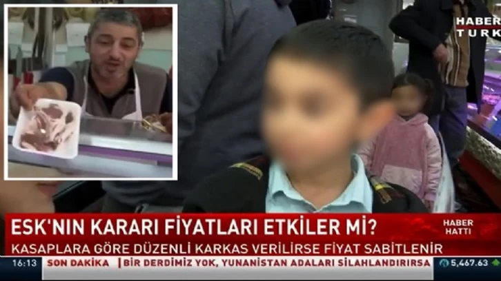 'Annem karne hediyesi et aldı' haberine soruşturma