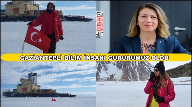 Antarktika&rsquo;da bir Gaziantepli...