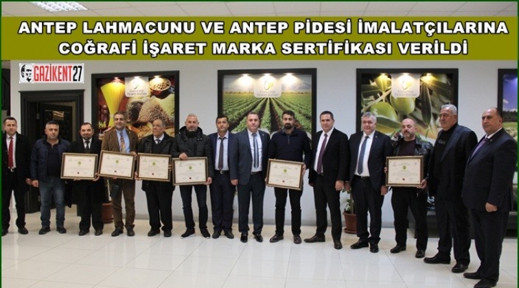 Antep Lahmacunu ve pidesine coğrafi işaret