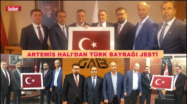 Artemis Halı'dan kurumlara T&uuml;rk Bayrağı jesti