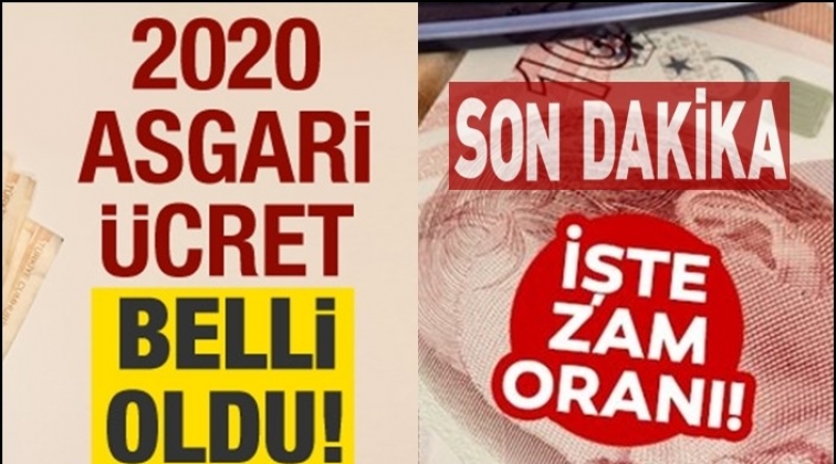 Asgari ücret belli oldu