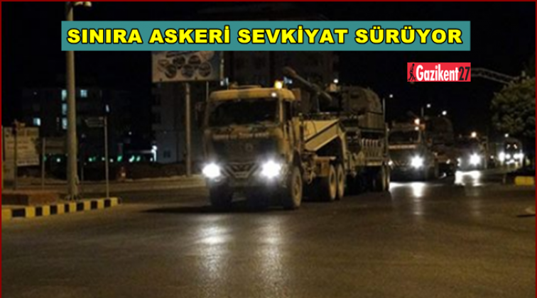 Askeri araçlar, Gaziantep'e hareket etti