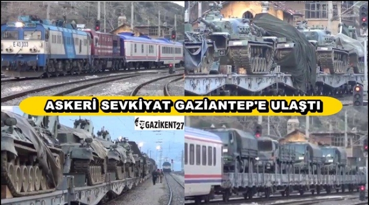 Askeri araçlar, Gaziantep'e ulaştı