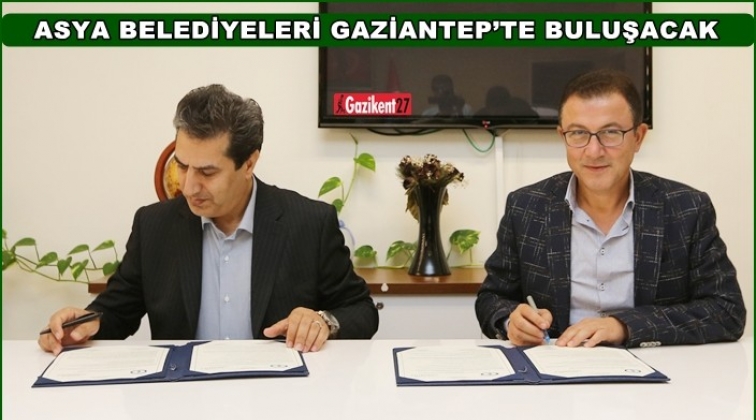 Asya Belediye Başkanları Forumu Gaziantep'te yapılacak