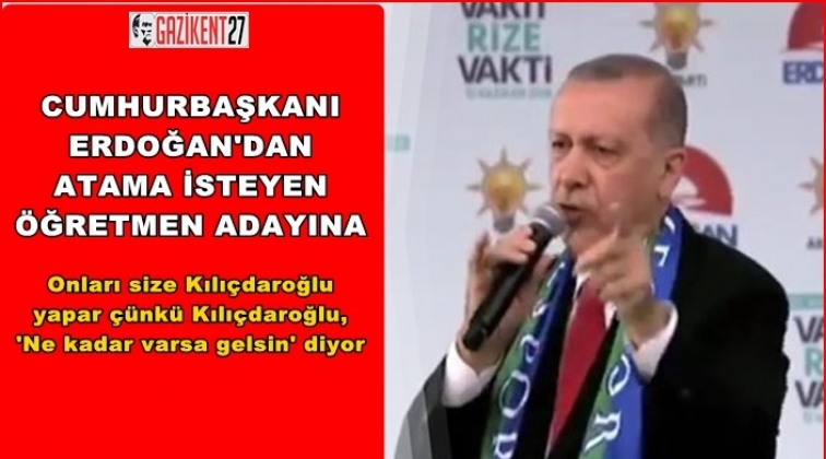 Atama isteyen &ouml;ğretmene b&ouml;yle kızdı!