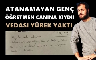 Atanamayan genç öğretmen kafasına sıktı!