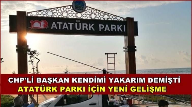 Atat&uuml;rk Parkı'nın&nbsp;isim tartışması yargıya taşındı