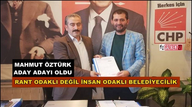 Avukat Mahmut Öztürk aday adaylığını açıkladı