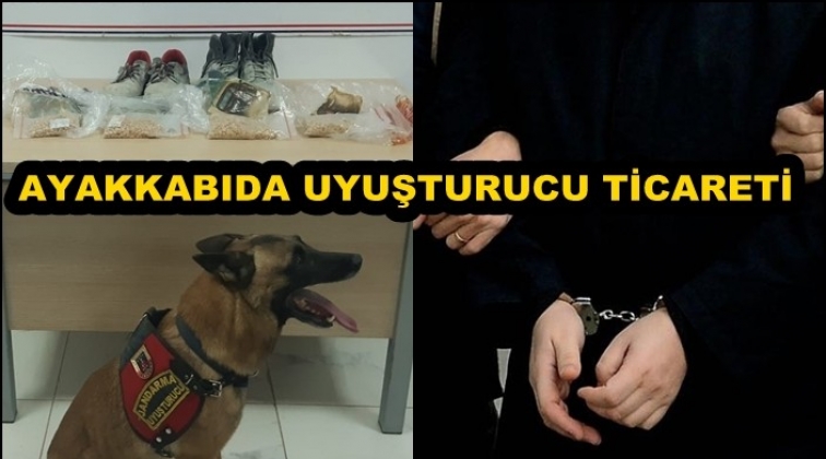 Ayakkabıda uyuşturucu ticaretine operasyon