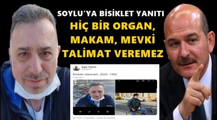 AYM üyesinden Soylu’ya ‘bisiklet’ yanıtı!