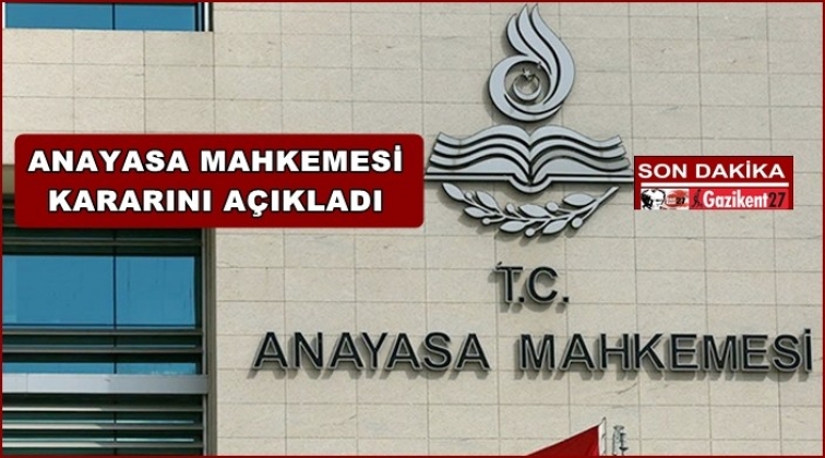 AYM'den se&ccedil;imle ilgili flaş karar