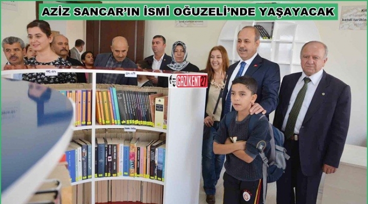 Aziz Sancar'ın adının verildiği k&uuml;t&uuml;phane a&ccedil;ıldı