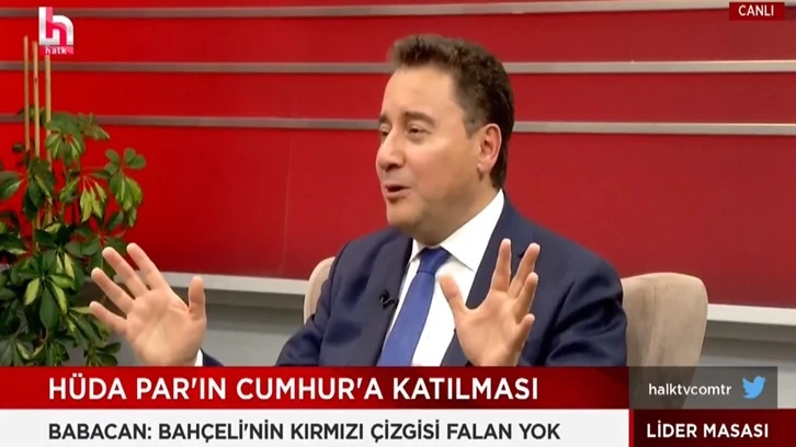 Babacan: Bahçeli’nin kırmızı çizgisi yok!