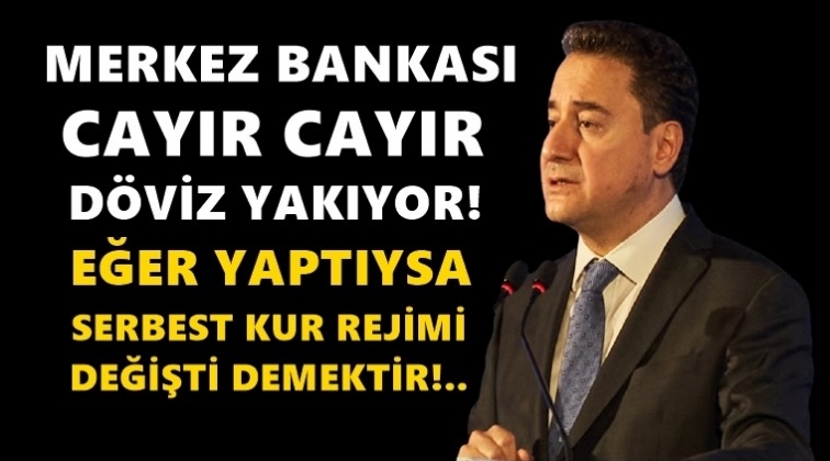 Babacan: Ekonomik buhran yaşıyoruz!