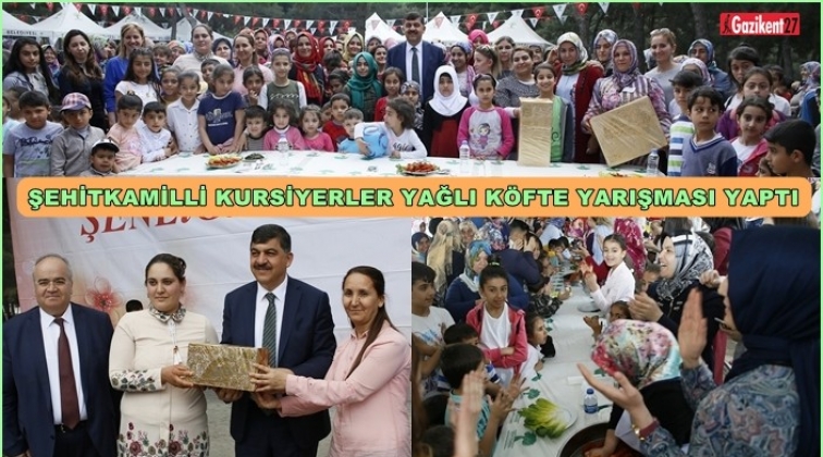 Bahar Şenliği'nde yağlı k&ouml;fte yarışması