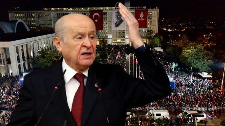 Bahçeli, bu kez Saraçhane'de toplananları hedef aldı!