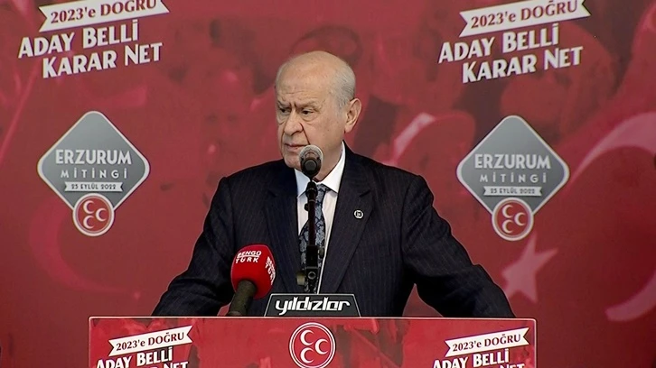 Bahçeli: Cumhurbaşkanı adayımız Sayın Erdoğan'dır