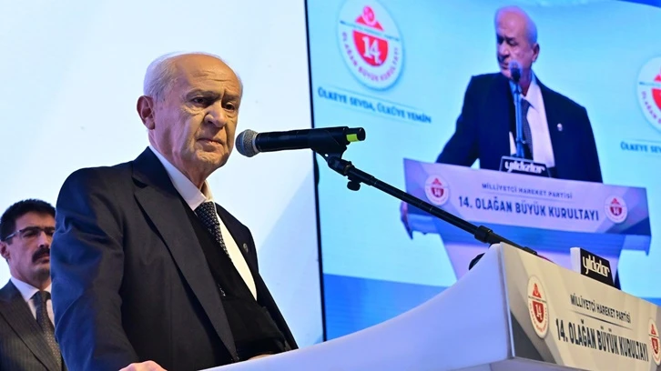 Bahçeli MHP kongresinde Erdoğan'a seslendi: Ayrılamazsın!