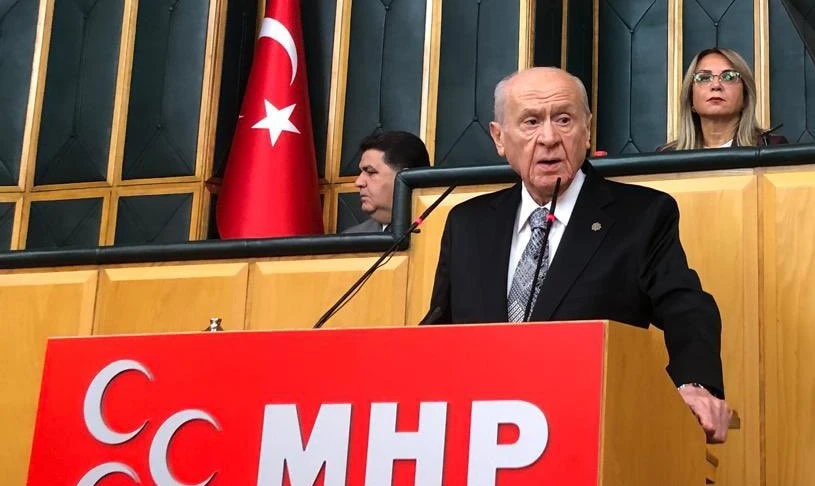 Bahçeli, Serdar Öktem cinayetine değinmedi, kürsüden Öcalan'a çağrıda bulundu!