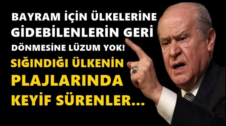 Bahçeli'den ittifakta kriz çıkaracak sözler...