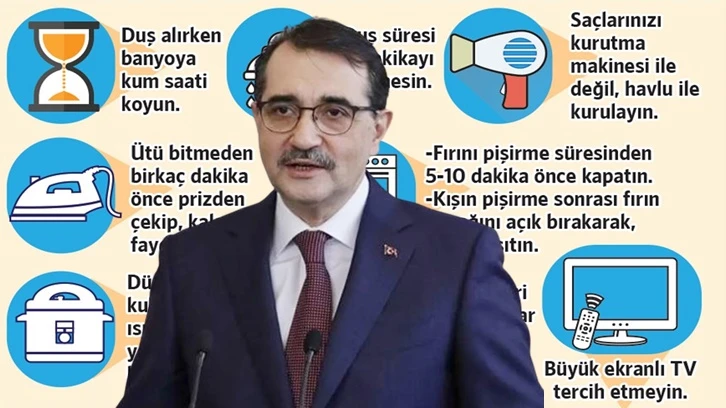 Bakan Dönmez'den vatandaşa tasarruf tavsiyeleri...