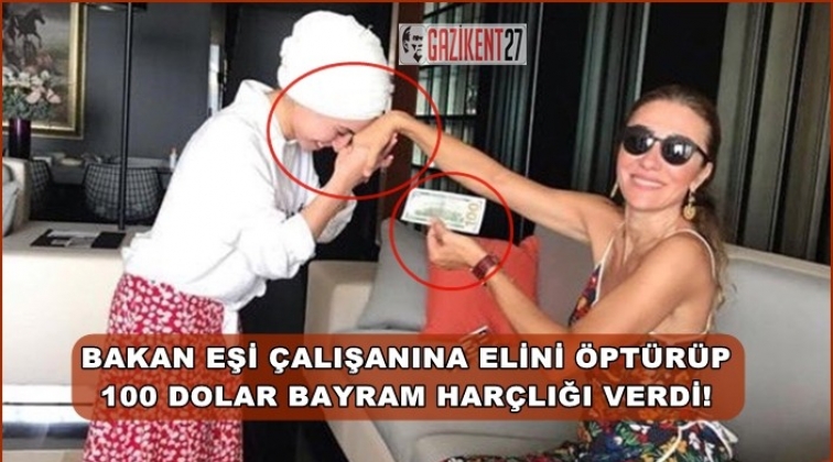 Bakan eşinden skandal paylaşım!