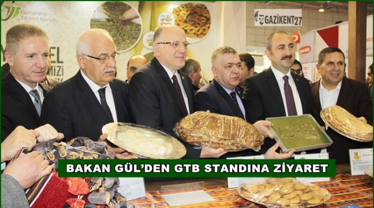 Bakan G&uuml;l, GTB standını ziyaret etti