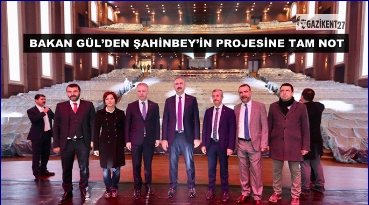 Bakan Gül'den kongre merkezine tam not