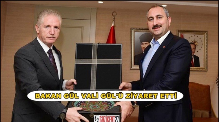 Bakan G&uuml;l&rsquo;den Vali G&uuml;l&rsquo;e ziyaret