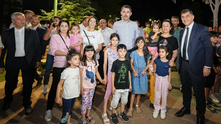 Bakan Kurum, Vadi Park’a hayran kaldı