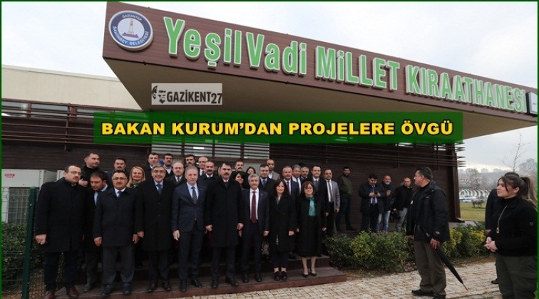 Bakan Kurum, YeşilVadi Millet Bahçesi’ni gezdi