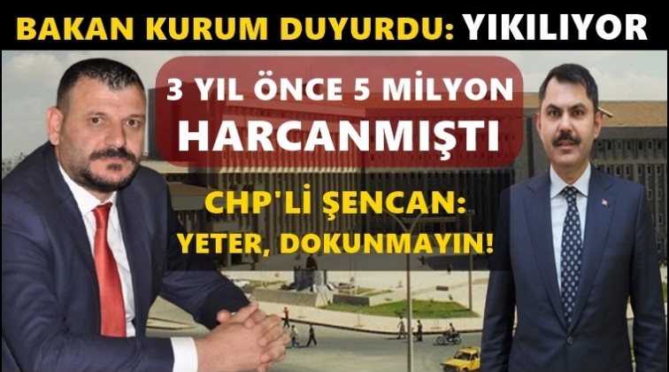 Bakan Kurum yıkım kararı alındığını duyurdu!