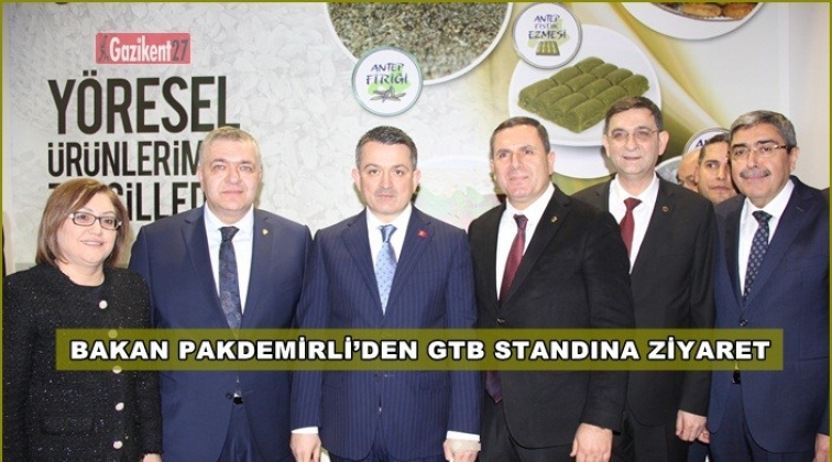 Bakan Pakdemirli&rsquo;den GTB standına ziyaret