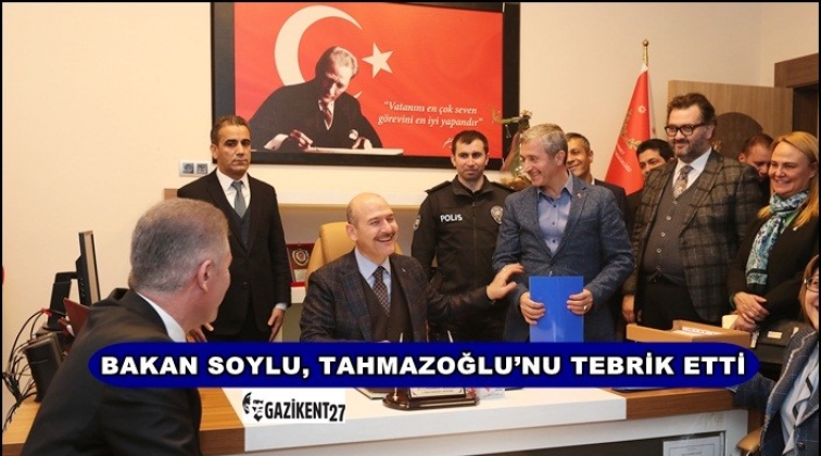 Bakan Soylu'dan polis merkezine ziyaret