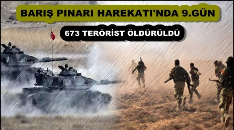 Barış Pınarı Harekatı'nda 9. gün...