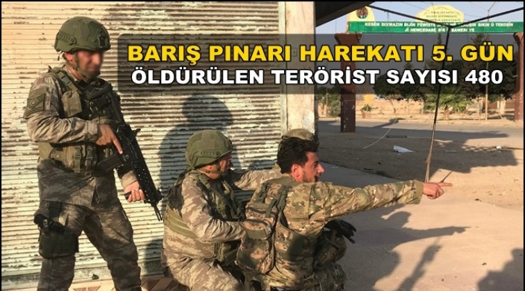 Barış Pınarı Harekâtı'nda 5. gün...