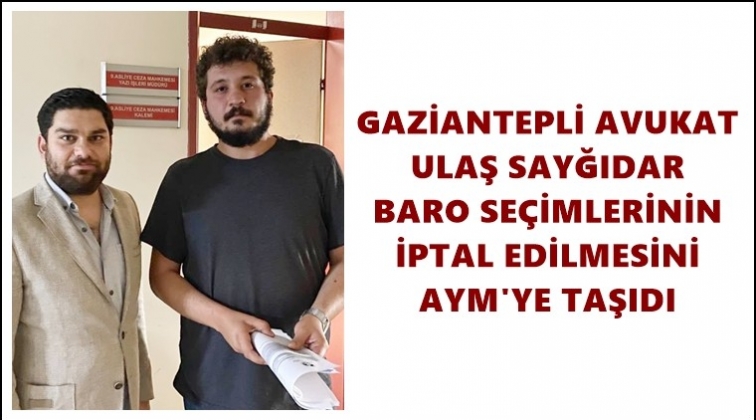 Baro seçimleri AYM’ye taşındı!