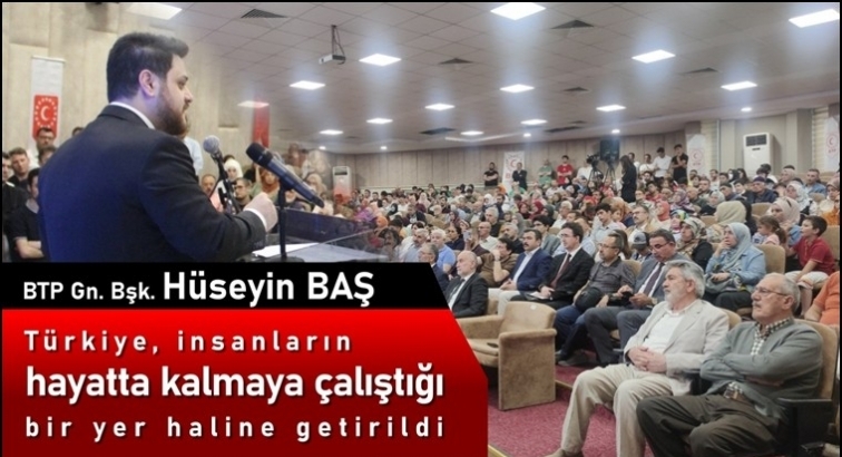 Baş: Halkından IBAN isteyen bir hükümet lazım