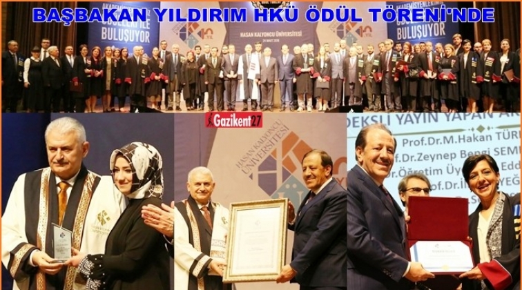 Başbakan Yıldırım, HKÜ Akademik Ödül Töreni’nde