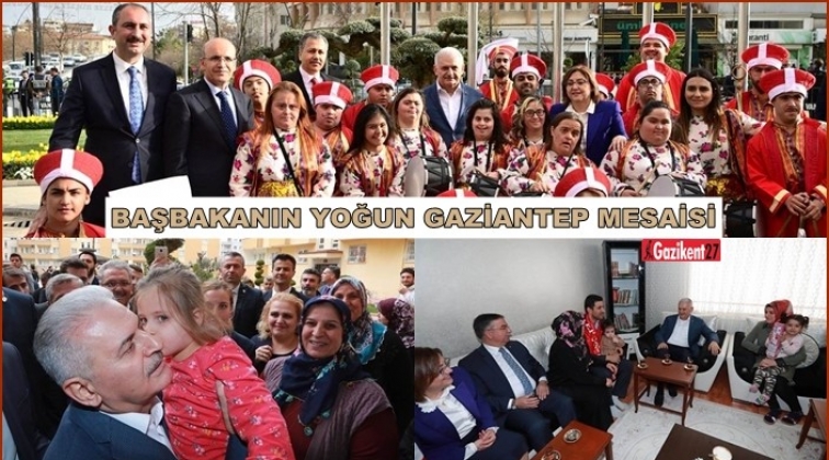 Başbakanın yoğun Gaziantep mesaisi