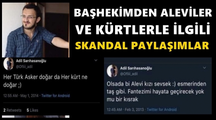 Başhekimden skandal paylaşım: Bir Alevi kızı olsa da...