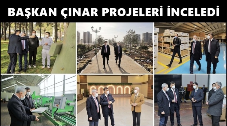 Başkan Çınar projeleri yerinde inceledi