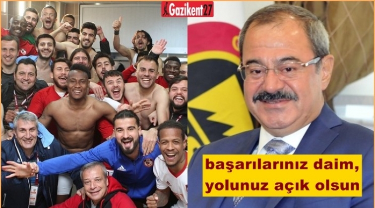 Başkan Konukoğlu, takımı tebrik etti