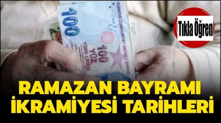 Bayram ikramiyesi ne zaman ödenecek?