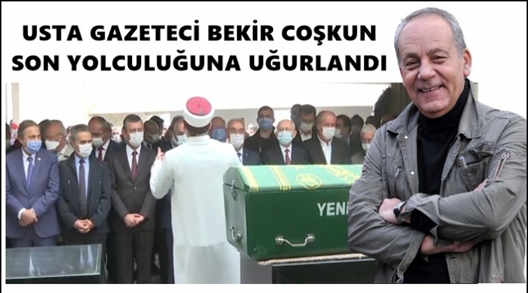 Bekir Coşkun alkışlarla uğurlandı...